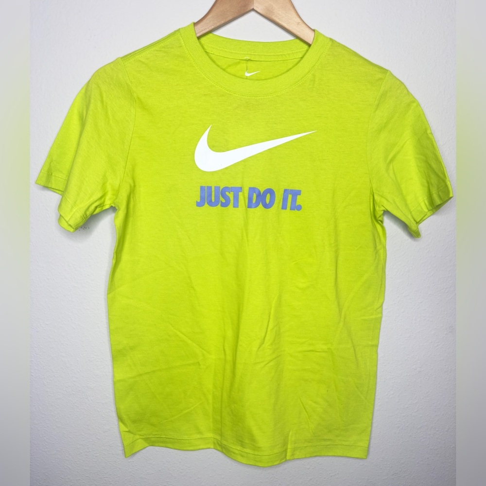 Nike Kids Neon Green 'Just Do It' Tee